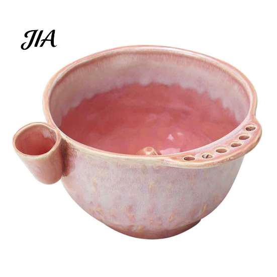 Современное керамическое сито-дуршлаг, Миска для мытья ягод, Дизайн 'Вихрь', Фруктомойка с ручкой, Сливное сито со сливными отверстиями, Моющая миска для помидоров