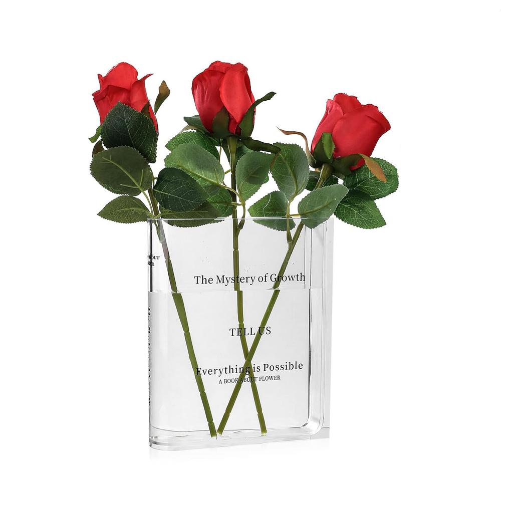 Комната Прозрачная Ваза Художественный Культурный Аромат Новая Прозрачная Книжная Ваза Книжные Вазы