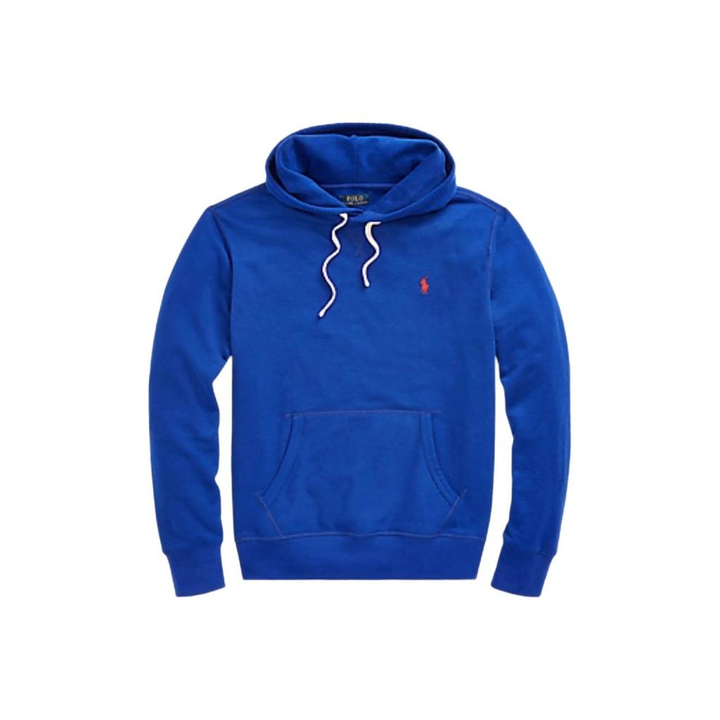 Polo Ralph Lauren Logo Embroidered Hoodie Men Hoodies Blue 710766778-001