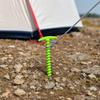 10Pcs Plastic Screw-in Tent Stake, Heavy Duty T-shaped Canopy Tent Peg, Windproof Spiral Ground Stake for Outdoor Camping Hiking Garden