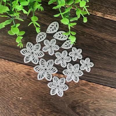 Цветочный металлический штамп для резки DIY Скрапбукинг Изготовление шаблонов карточек Альбом Декор