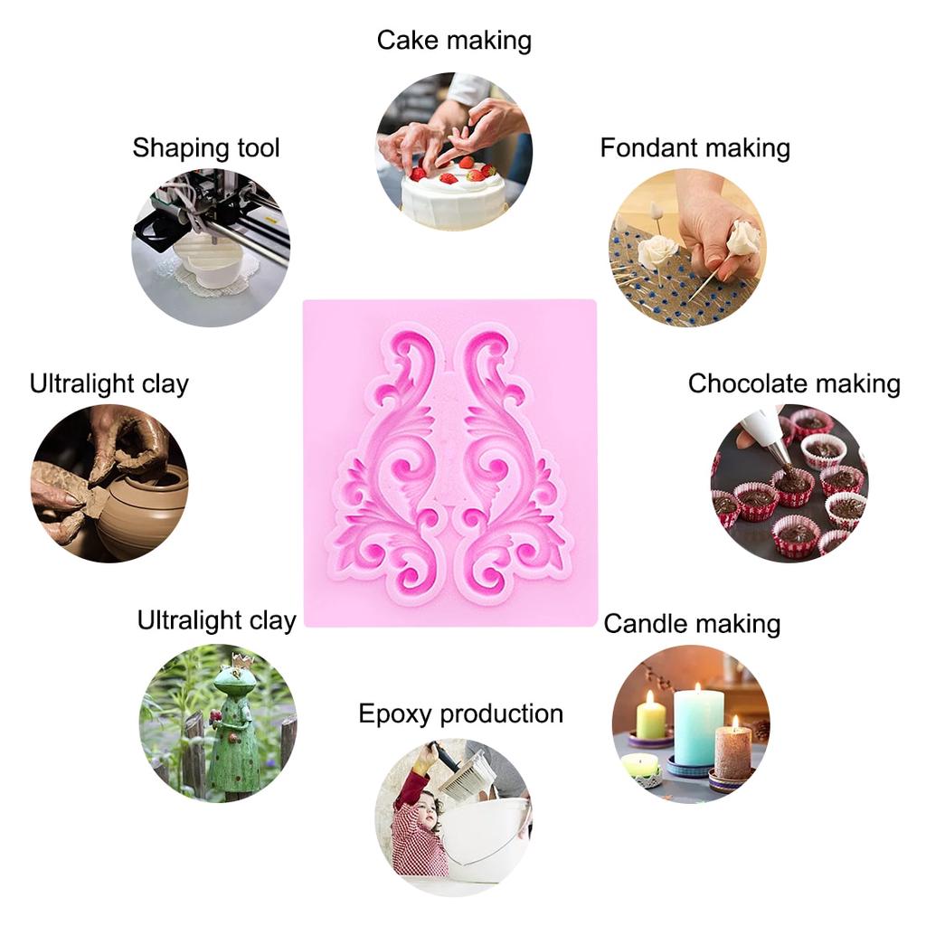 Кружевная рельефная форма, силиконовая форма для помадки, торта, абразив для выпечки своими руками