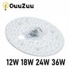 LED Ceiling Light Panel Light Module Lamp 36W 24W 18W Energy Saving 220V Round Ceiling Lamp Board Light Indoor Wall Lamp Light