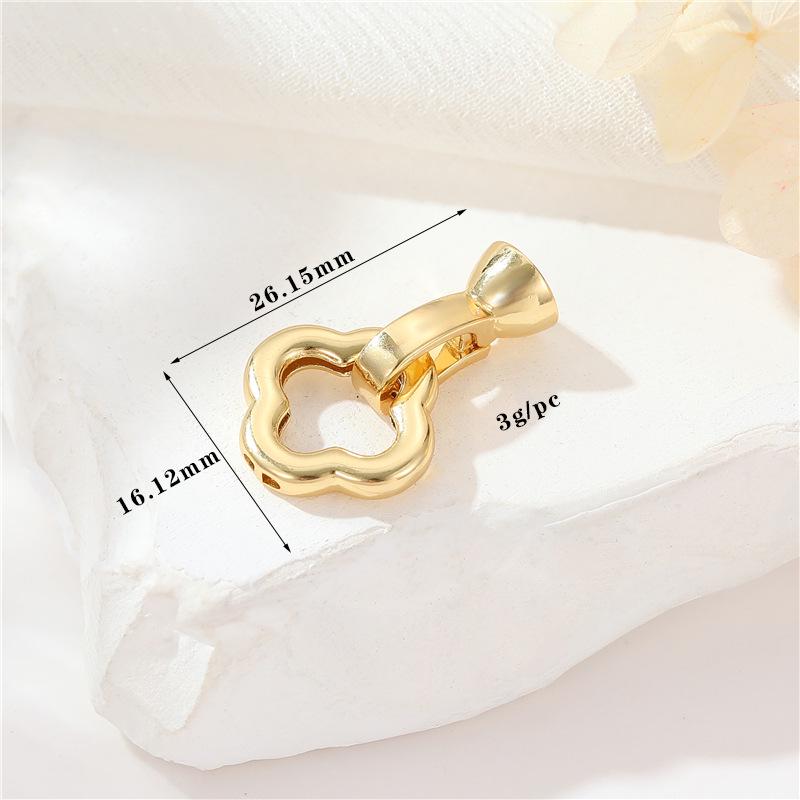 Zhongxing 14K Gold Pearl Necklace & Bracelet Clasp for DIY Jewelry