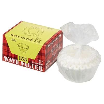 Купите 2 коробки фильтров Kalita Wave 155 для воронки Wave, упаковка из 2 штук, для кофе, совместимых с воронкой Origami KWF-155 (50р.) (1-2 человека) - (100 счет)