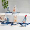 Garden Birthday Gift Micro Landscape Sailing Miniature Figurines Sailing Model Sailboat Ornaments