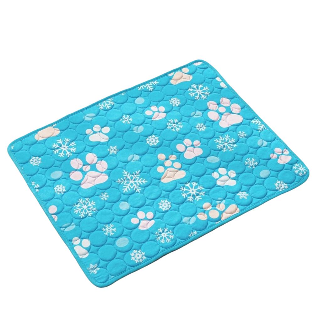 Breathable Dog Cooling Pad Soft Dog Sleeping Mat Cartoon pattern Cat Nest Bed Dog Crate