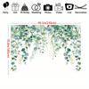1 piece golden-green eucalyptus leaf sexy see-through birthday party background cloth party decoration background prop