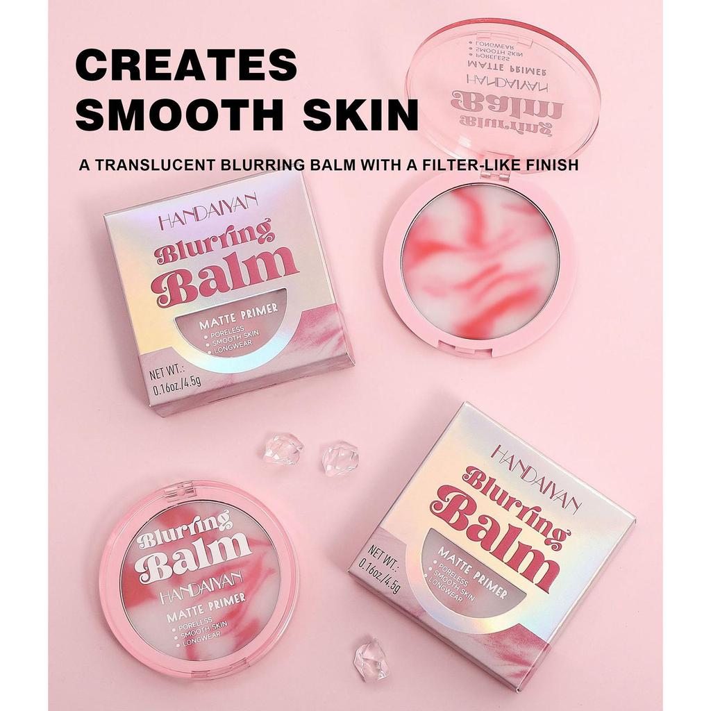 Пудра для фиксации макияжа Матовый праймер Бальзам для лица Макияж Долговечный водостойкий косметический консилер для контроля жирности Водостойкая и устойчивая к поту прессованная пудра