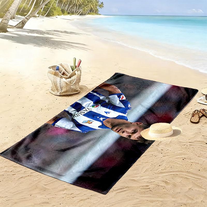 Martin Zubimendi Print Beach Towel, Large Soft Quick Dry Towel for Beach Camping Swimming