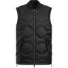 Lightweight Solid Color Zip Puffer Vest Unisex Vests Black 1389319-001