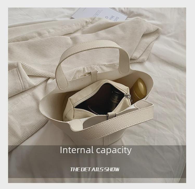 Модная женская сумка-корзина и ведро 2023 года в стиле ретро: Нишевая, элитная, простая дизайнерская сумочка