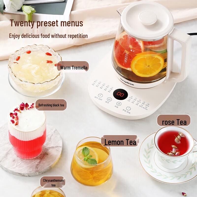 Longde Electric Health Kettle CN plug (adapter included)