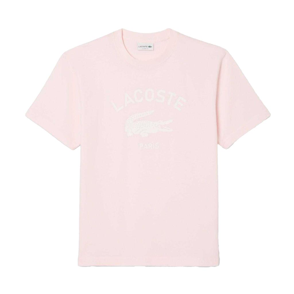 Lacoste Unisex Adult Signature Print Cotton T-Shirt