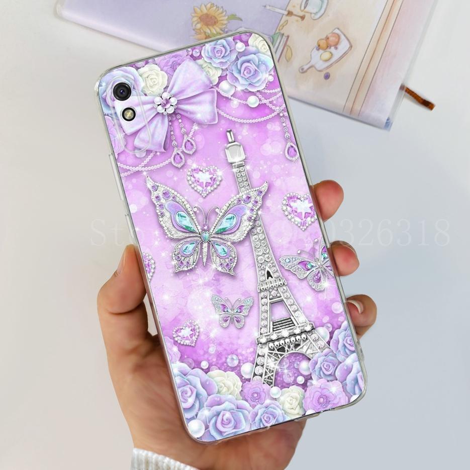 For Xiaomi Redmi 9A Case Stylish Painted Cover Soft Silicone Phone Case For Xiaomi Redmi 9AT 9A Redmi9A Back Cover 6.53'' Bumper