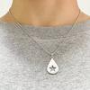Guitar Gray Necklace Solid Stainless Steel Found Heaven Star Pendant Ball Chain Never Ending Song Design Jewelery Guitar Pick