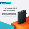 Tashi 4-портовый RS485 в Ethernet последовательный сервер DIN-рейки