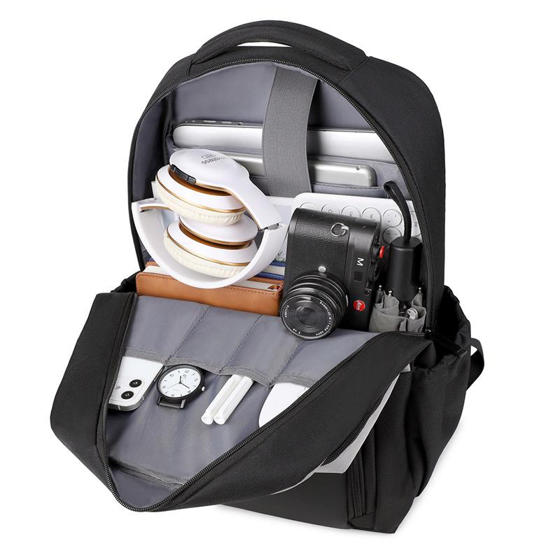 Новый унисекс однотонный водонепроницаемый и дышащий деловой модный повседневный универсальный рюкзак для повседневного использования