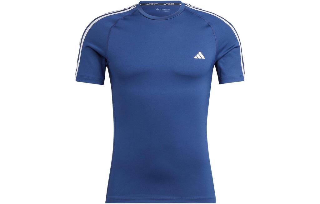 adidas Футболки Мужские Темно-синие С круглым вырезом Умеренные IC2166