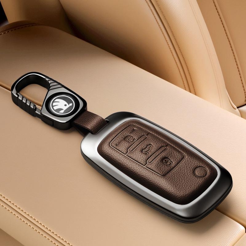 Чехол для ключа Skoda: Подходит для моделей Octavia, Kamiq, Karoq, Kodiaq