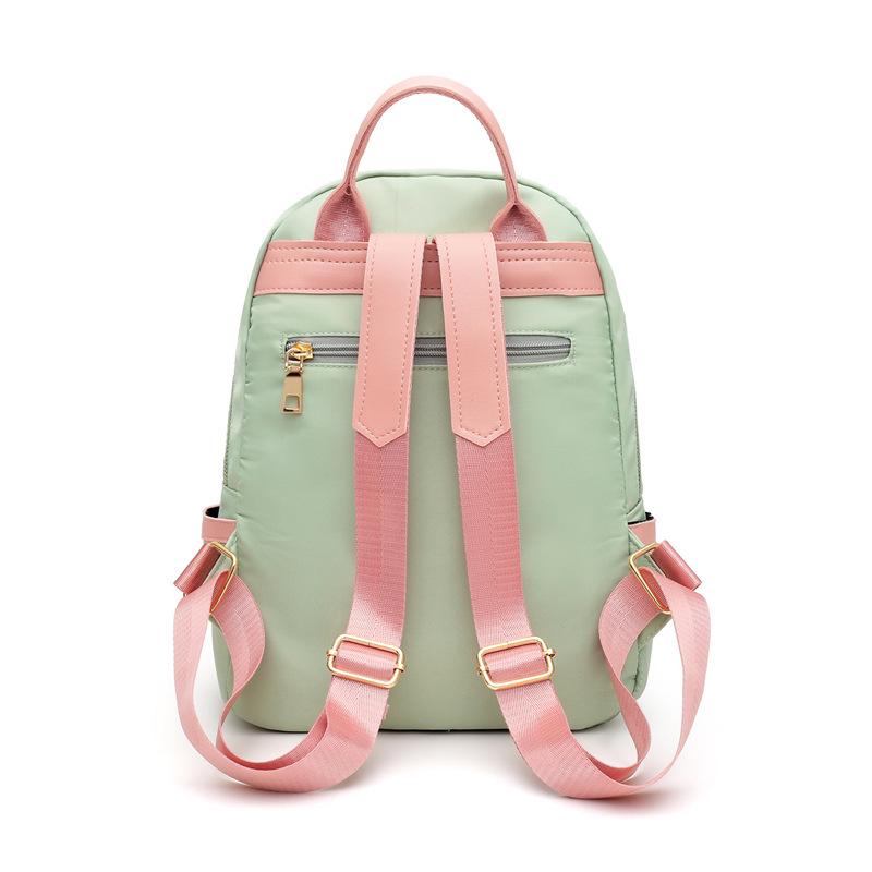 2020 новый рюкзак из ткани Оксфорд, женский модный повседневный водонепроницаемый дорожный рюкзак контрастного цвета, школьная сумка для студентов