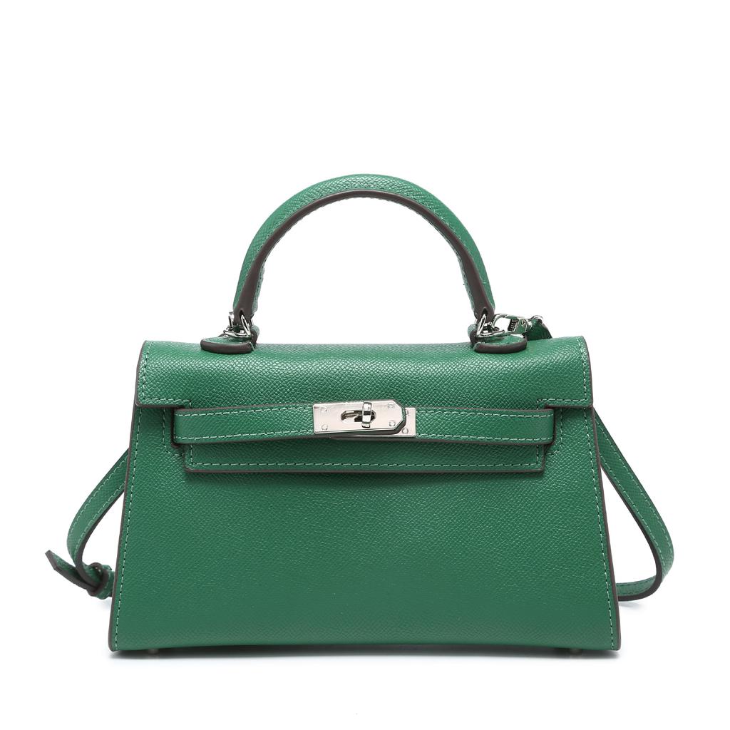 Горячая сумка второго поколения без пуха из натуральной кожи, высококлассная модная женская мини-сумка для ношения в руке, текстурная сумка-тоут