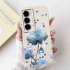 For itel City 100 4G C671L Case Cute Cat Luxury Flower Soft Silicone Back Cover For ITEL City100 4G 6.75" Phone Cases Bumper