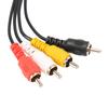 Кабель-переходник 5-контактный DIN (папа) на 4 RCA (мама), Plug and Play, Профессиональный аудиоадаптер, 4,9 фута, Аудиокабель для CD-усилителя