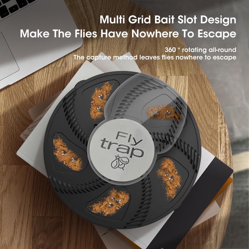 Automatic Pest Catcher USB Rechargeable Flycatcher Household Home Kitchen Automatic Flytrap Quiet Removable Insect Pest Catcher