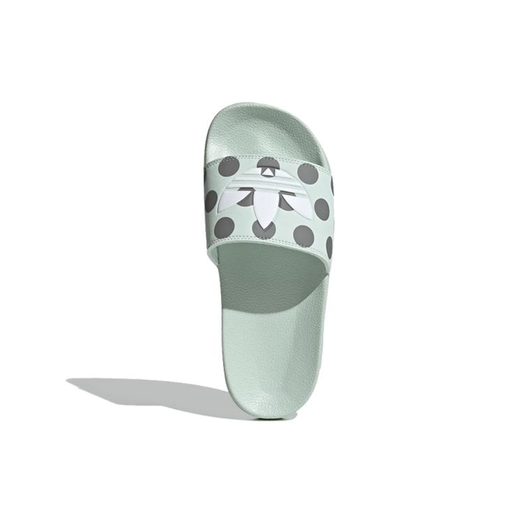 adidas Шлепанцы Adilette 'Dash Green Polka' Женские FU9150