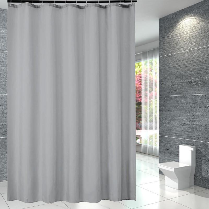 Elegant Waterproof Shower Curtain For Bathroom 180x200cm With Durable Polyester Fabric