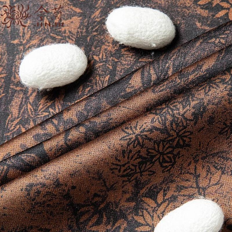 Мужская рубашка с коротким рукавом из жаккардового шелка Mulberry