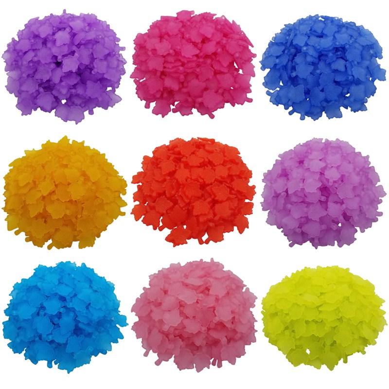 Простая мода для детей Кленовые листья Прозрачные многоцветные свободные бусины Мода для изготовления ювелирных изделий Аксессуары Ожерелье Браслет Изысканные ювелирные изделия