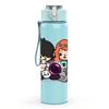 1PC Two Best Friends Girl Cartoon Print 750ml Color Plastic Sports Water Bottle Leakproof Flip Straw Lid Suitable for Sports Office Home Use