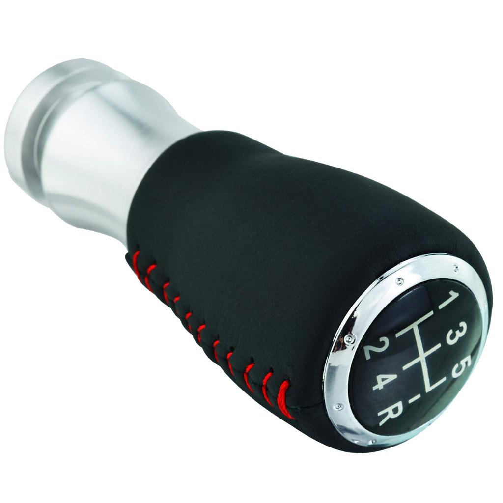 Lunsom PU Ручка переключения передач Автомобиль 5-ступенчатая ручка переключения передач Общий Авто Ручной Автомобиль (Красная строчка)