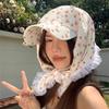 French Pastoral Style Headscarf Caps Sweet Lace Baseball Cap Fashion Sun Hats  Summer