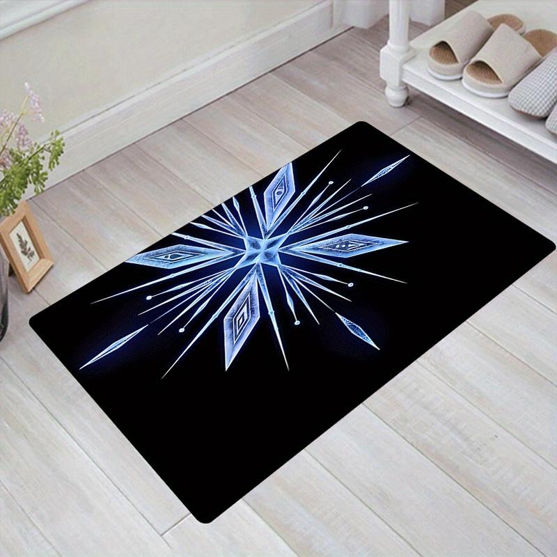 1pc Frozen Carpet Area Rug, Bedroom, and Playroom - Durable, Stain-Resistant, and Easy To Clean, Living Room, Laundry Room, Home Decor, Chri