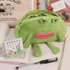 Desktop Organizer Stationery Pouch Large Capacity Pencil Bag Big Mouth Frog Pen Bag  School Office