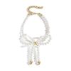 Fashionable Bowknot Pendant Bracelet/Earrings/Necklace Elegant Imitation Pearls Ornament Stylish Jewelry for Daily Wear