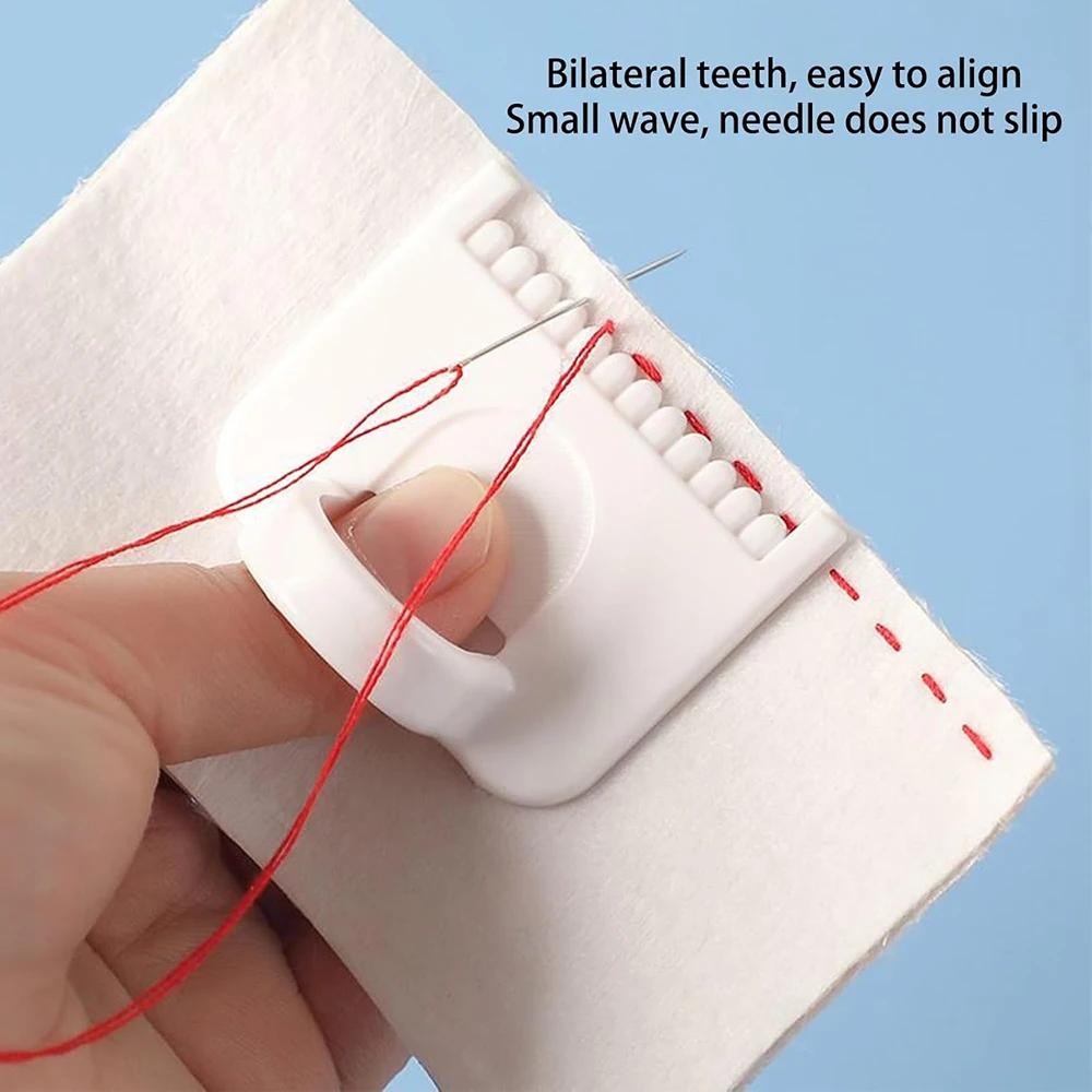 2-6pcs Sewing Guide Template Kit for Consistent Stitches 3mm Spacing Precision Sewing Tool for Fabric Embroidery Leathercraft