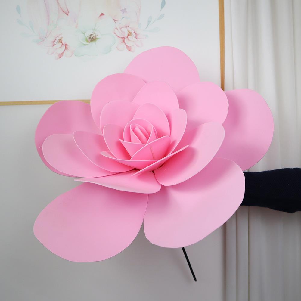 40/50cm PE Fake Flower Head Large Simulated Foam Rose  Home Garden Decorations