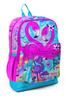 Школьный рюкзак с четырьмя отделениями Coral High Kids, синий, розовый, с рисунком фламинго, 23730