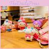 Adorable Sanrio Cherry Blossom Cinnamoroll Silicone Keychain Trendy Bag Charm