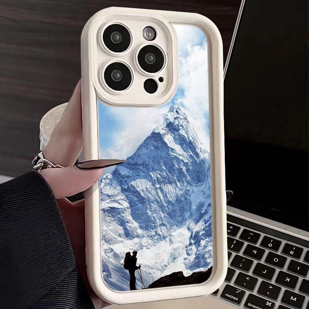 LZ25 Mountain Peak Forest Snow силиконовый чехол для телефона Infinix Smart 9 Hot 40i Tecno Camon20 Moto G22 G30 OnePlus Google Pixel 9 противоударный чехол на заднюю панель