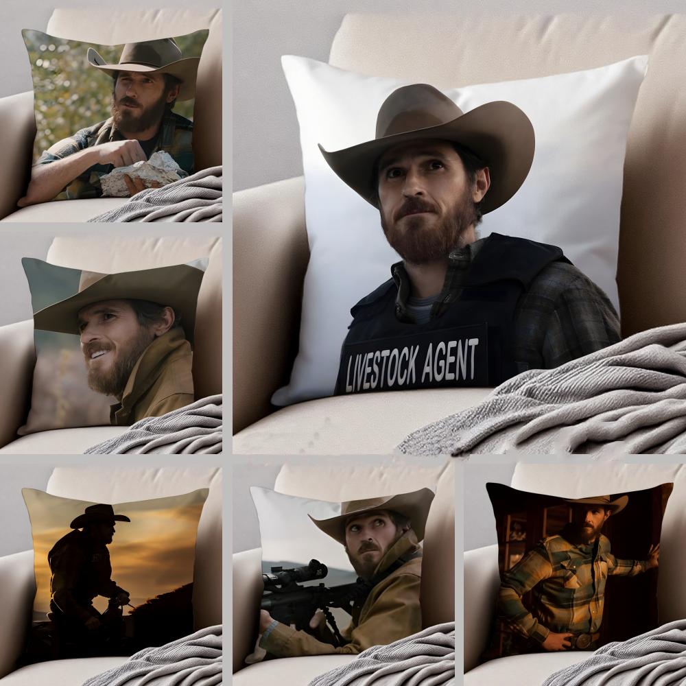 LLee Dutton Cushion Cover Linen Pillow Case Soft Breathable Protective Couch Room Decoration