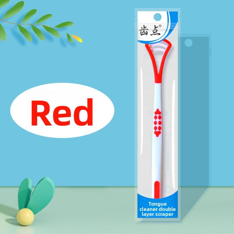 Adult Double-sided Tongue Scraper for Removing Bad Breath