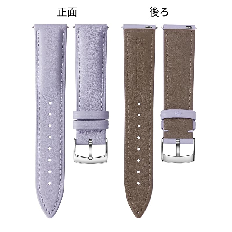 [BINLUN] кожаный ремешок для часов, быстросъемный кожаный ремешок для часов, многоцветные ремешки для часов, стильный сменный ремень, мягкий, дышащий, унисекс (21мм, легкий