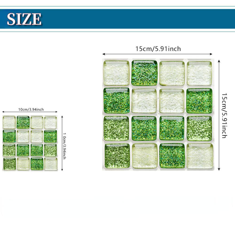 10 шт./компл. самоклеящиеся мозаичные наклейки в стиле имитации плитки на стену для гостиной, кухни, ванной комнаты, красивые наклейки на швы, товары для украшения дома
