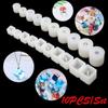 10PCS/Set Silicone Resin DIY Round Square Beads DIY Mold Jewelry Making Resin Casting Mold