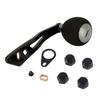 Fishing Reel Handle EVA Knob with Fittings Replacement Parts for Low   Reel (Gold)